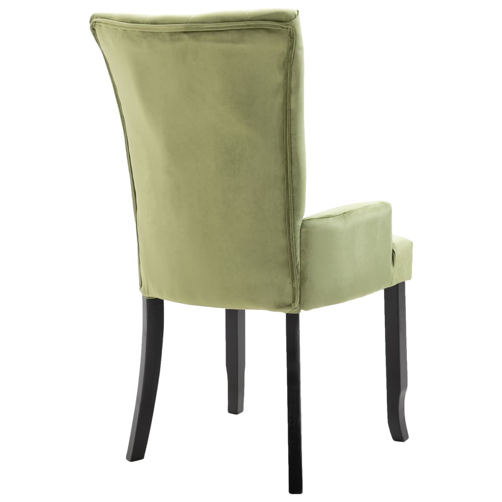 Dining Chair With Armrests Velvet