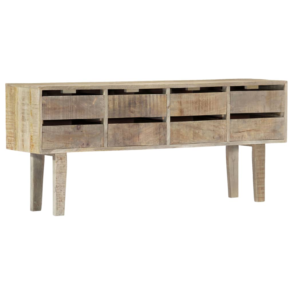 Sideboard 55.1&quot;X11.8&quot;X23.6&quot; Solid Mango Wood