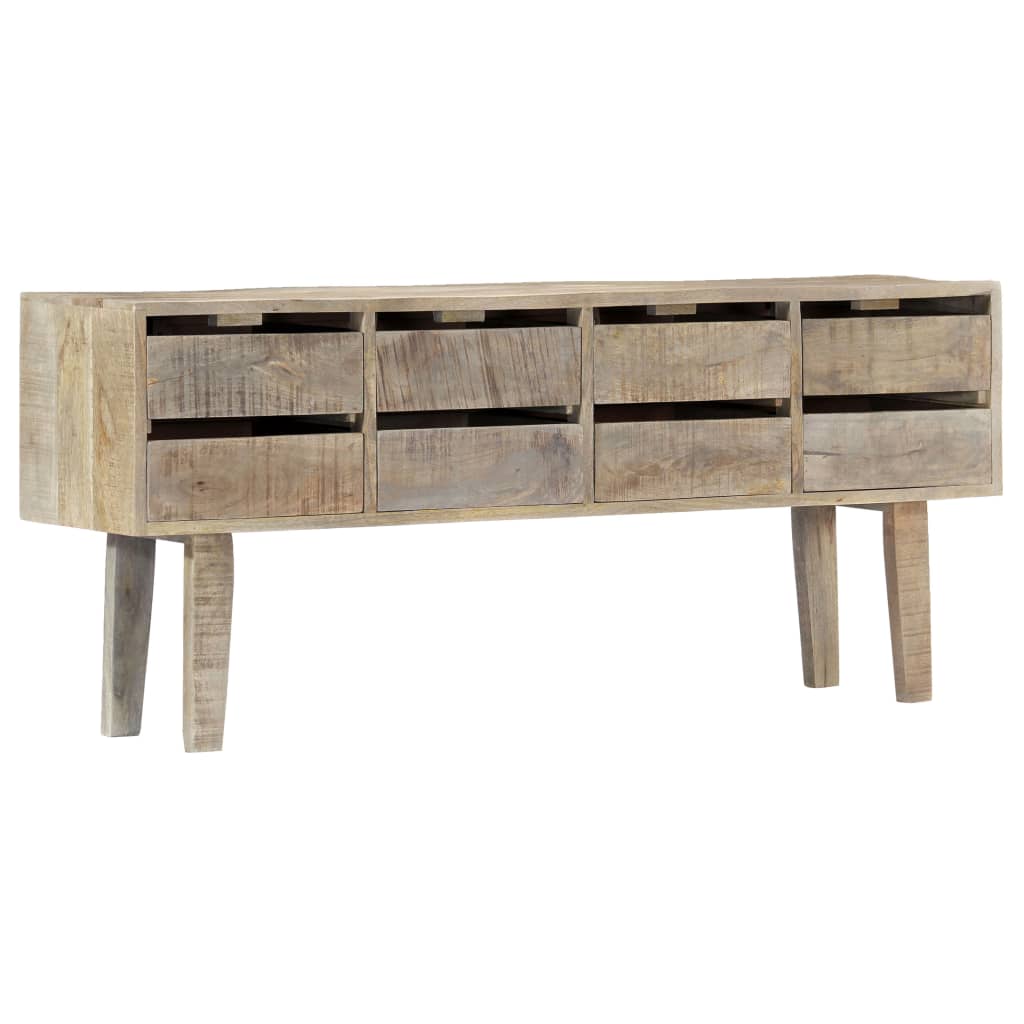 Sideboard 55.1&quot;X11.8&quot;X23.6&quot; Solid Mango Wood