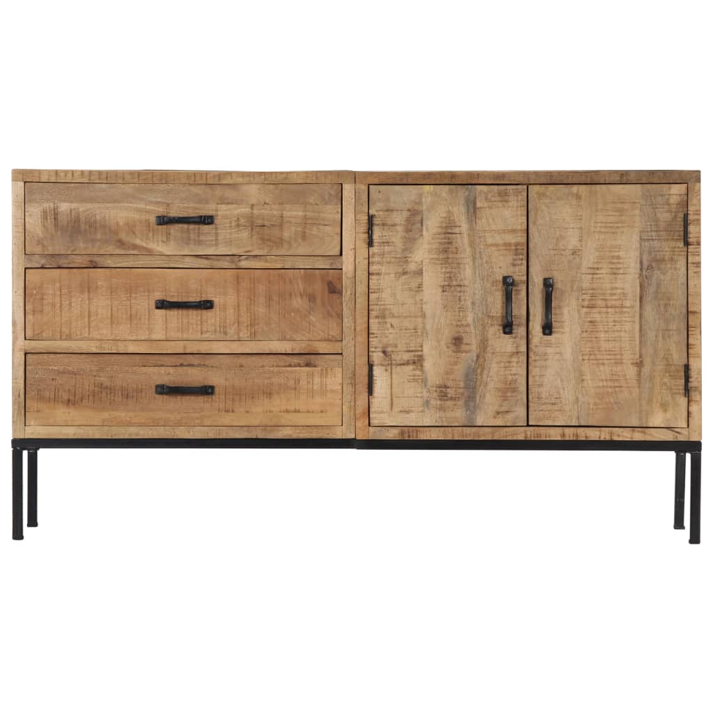 Sideboard 55.1&quot;X13.8&quot;X29.5&quot; Solid Mango Wood