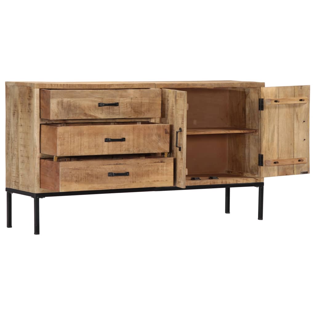 Sideboard 55.1&quot;X13.8&quot;X29.5&quot; Solid Mango Wood