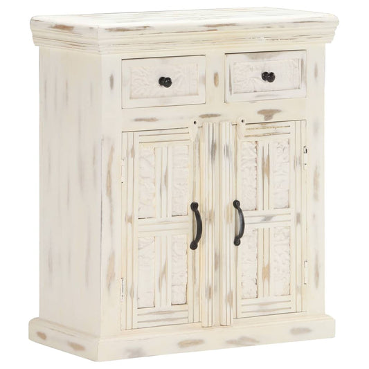 Sideboard White Solid Mango Wood