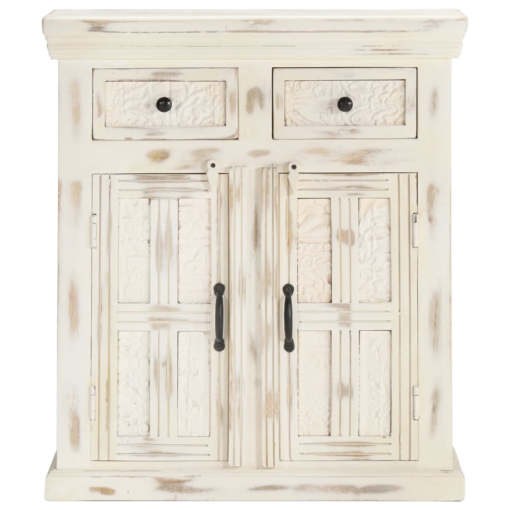 Sideboard White Solid Mango Wood