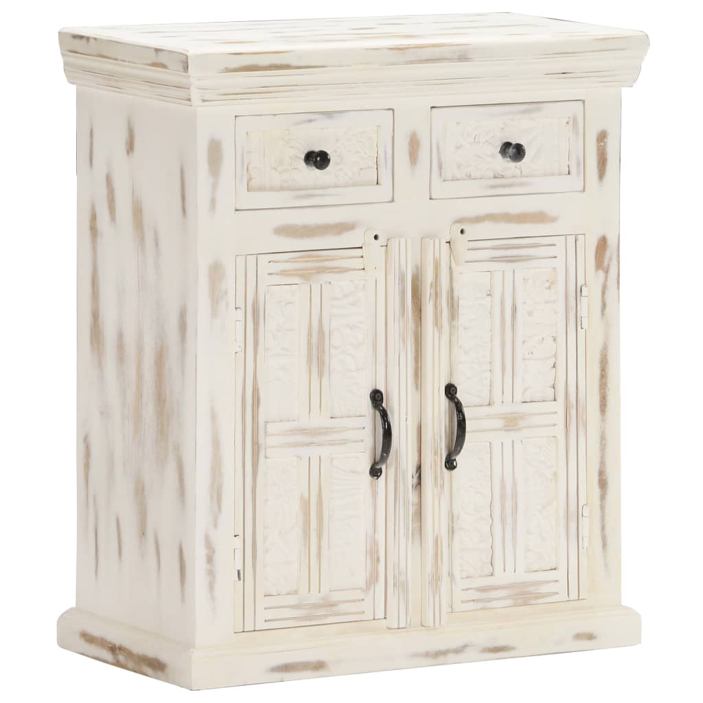 Sideboard White Solid Mango Wood