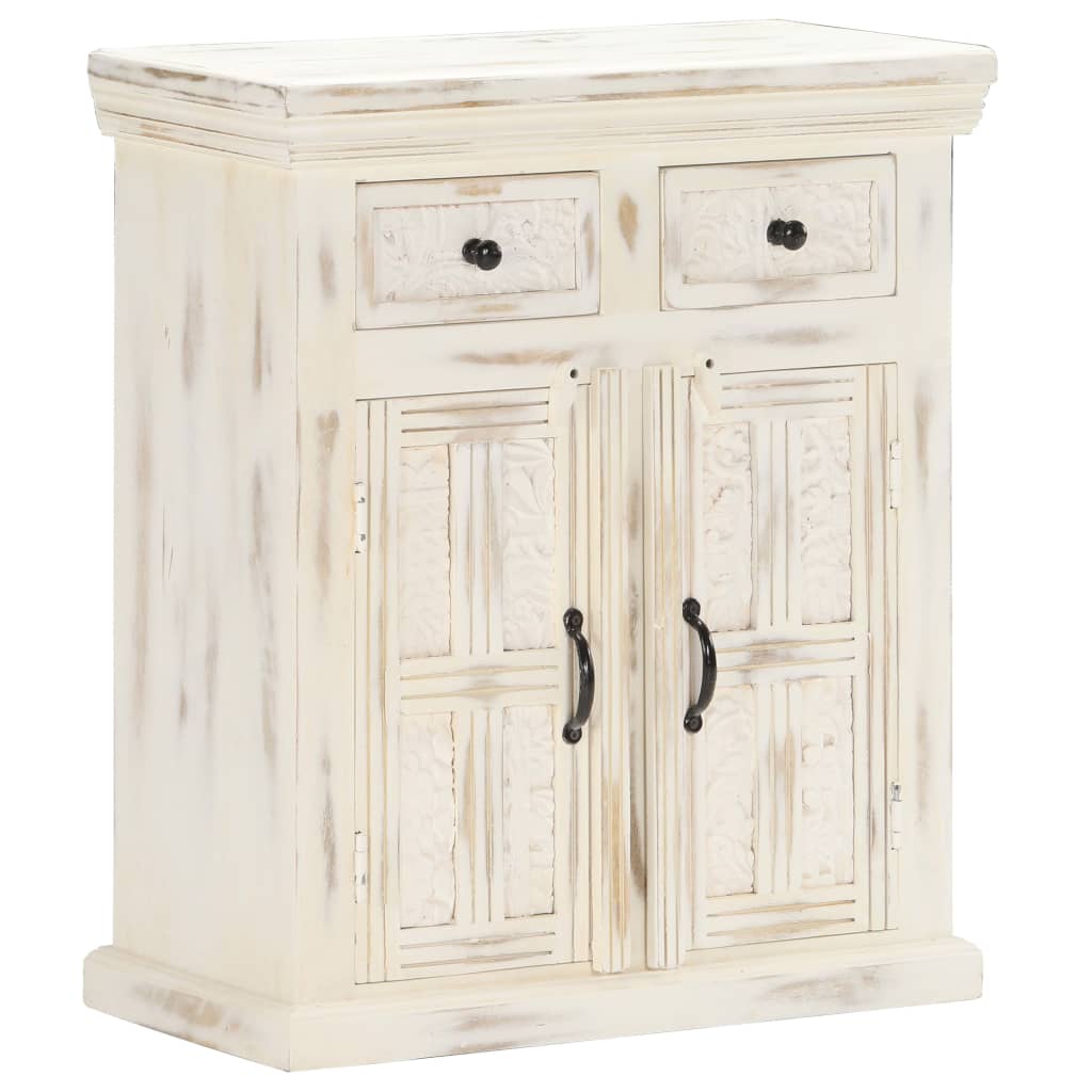 Sideboard White Solid Mango Wood