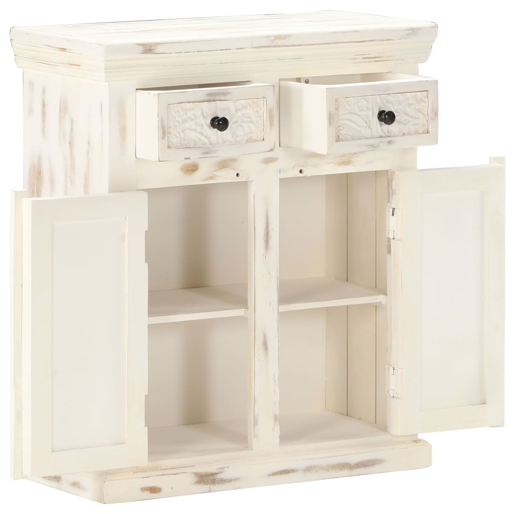 Sideboard White Solid Mango Wood