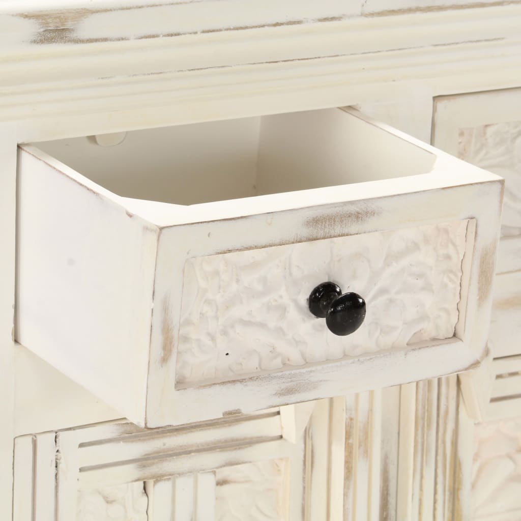 Sideboard White Solid Mango Wood