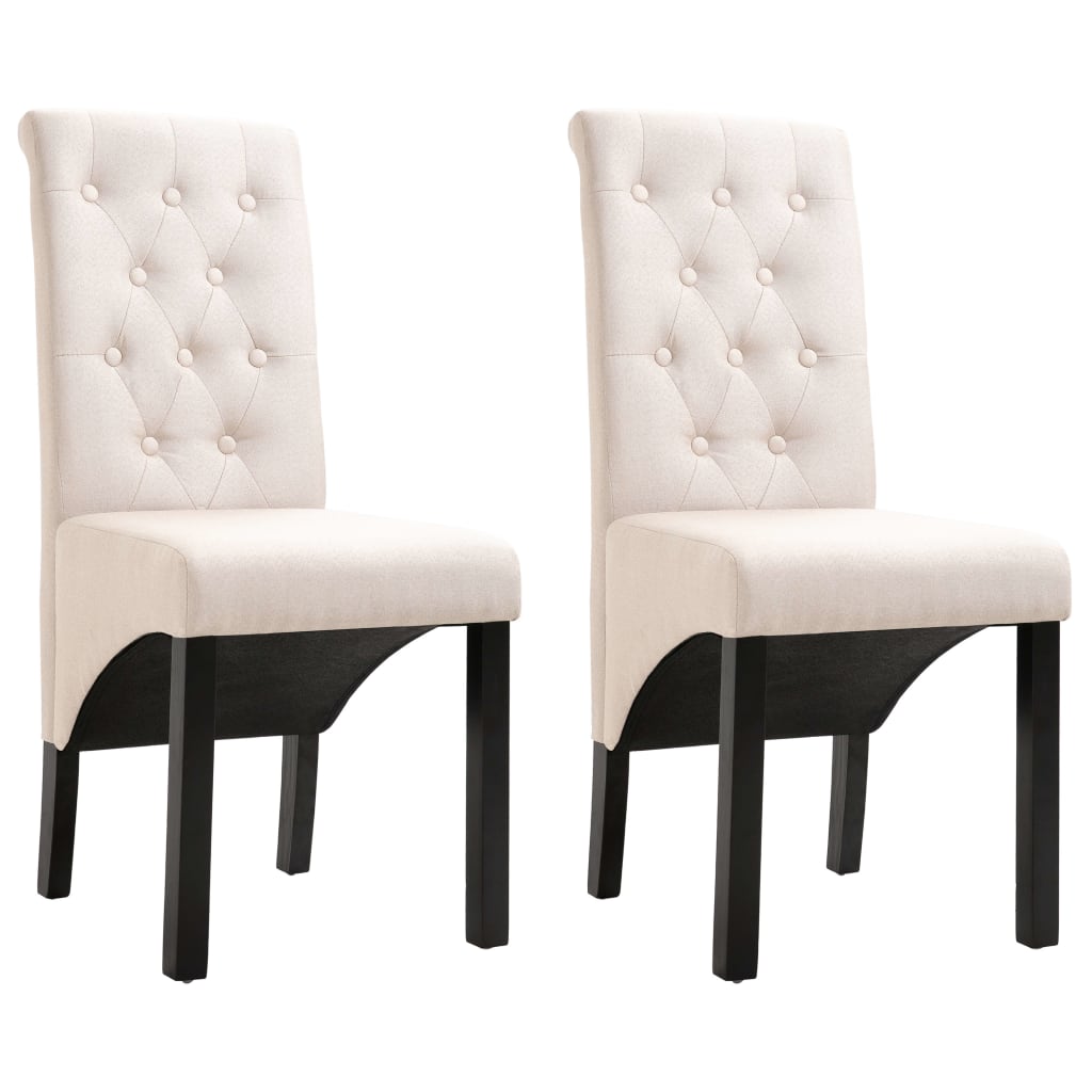 Dining Chairs 2 Pcs Fabric