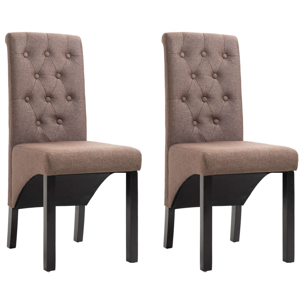 Dining Chairs 2 Pcs Fabric