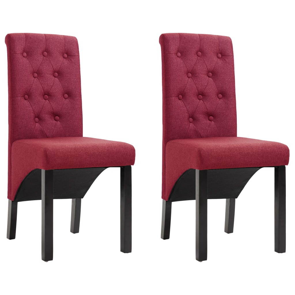 Dining Chairs 2 Pcs Fabric