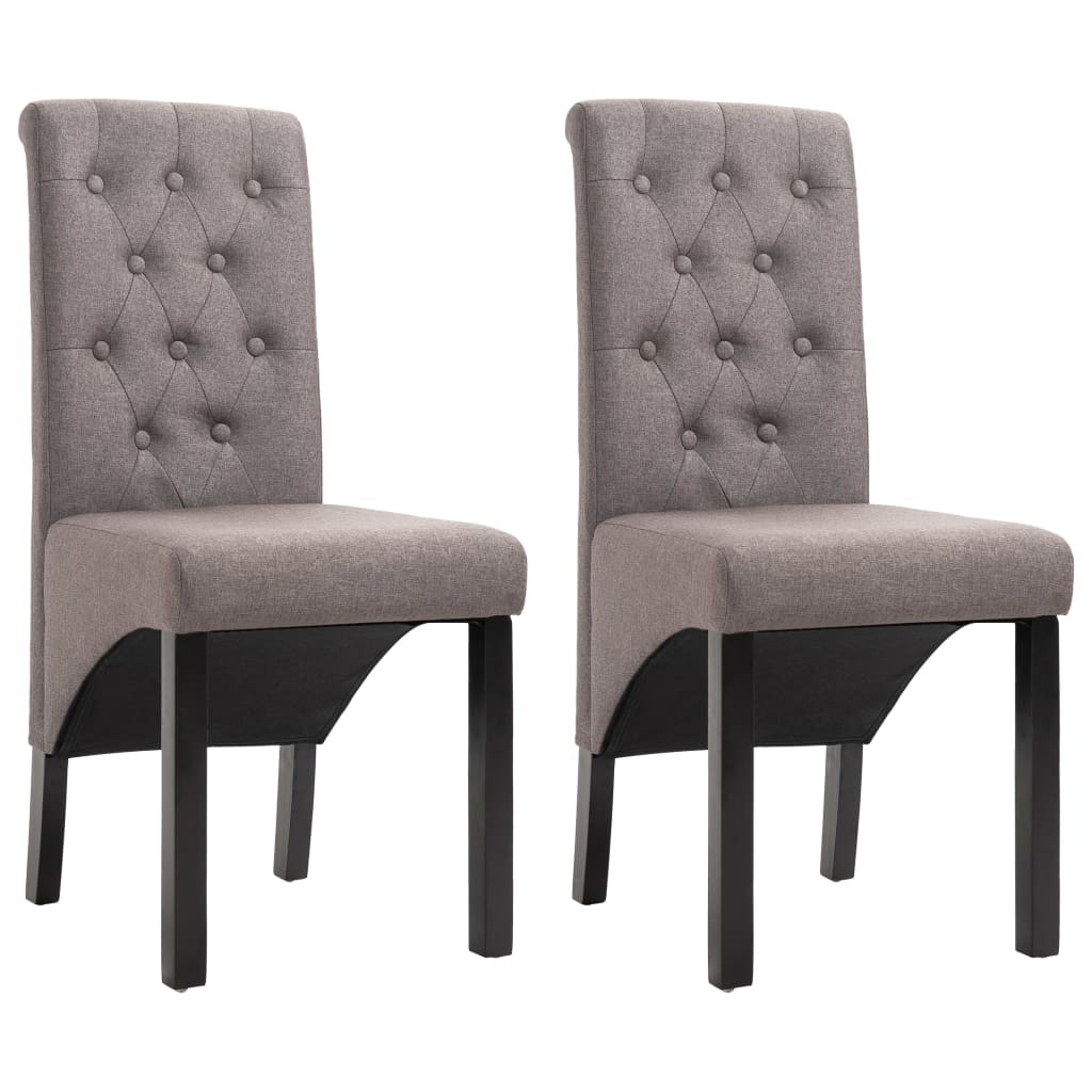 Dining Chairs 2 Pcs Fabric