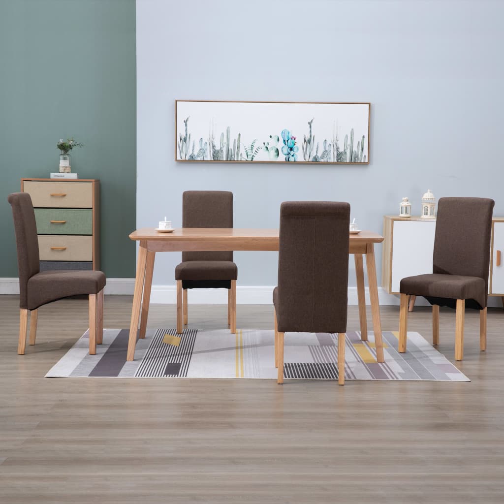 Dining Chairs 4 Pcs Fabric