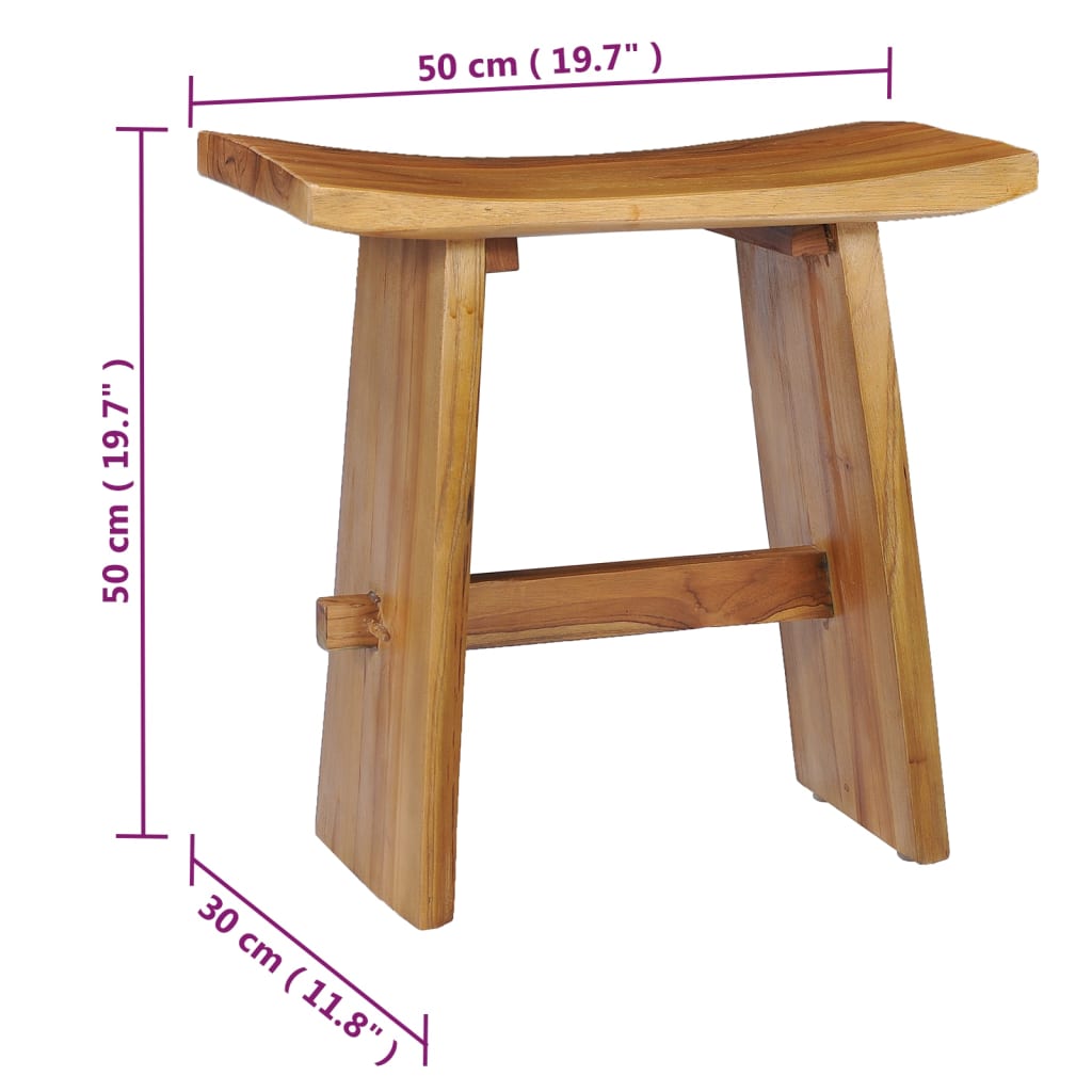 Stool Solid Teak Wood