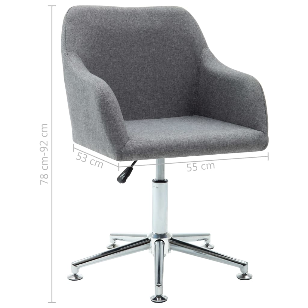 Swivel Dining Chair Fabric