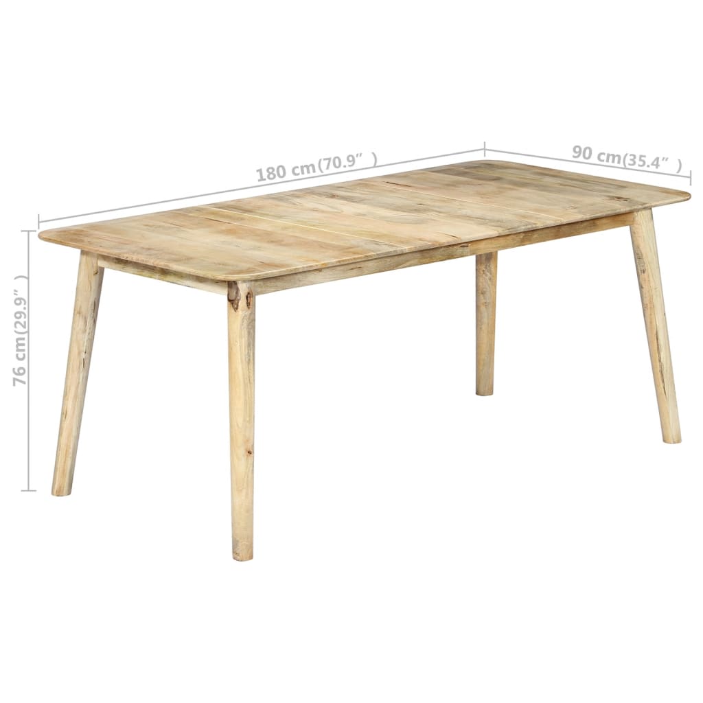 Dining Table Solid Mango Wood