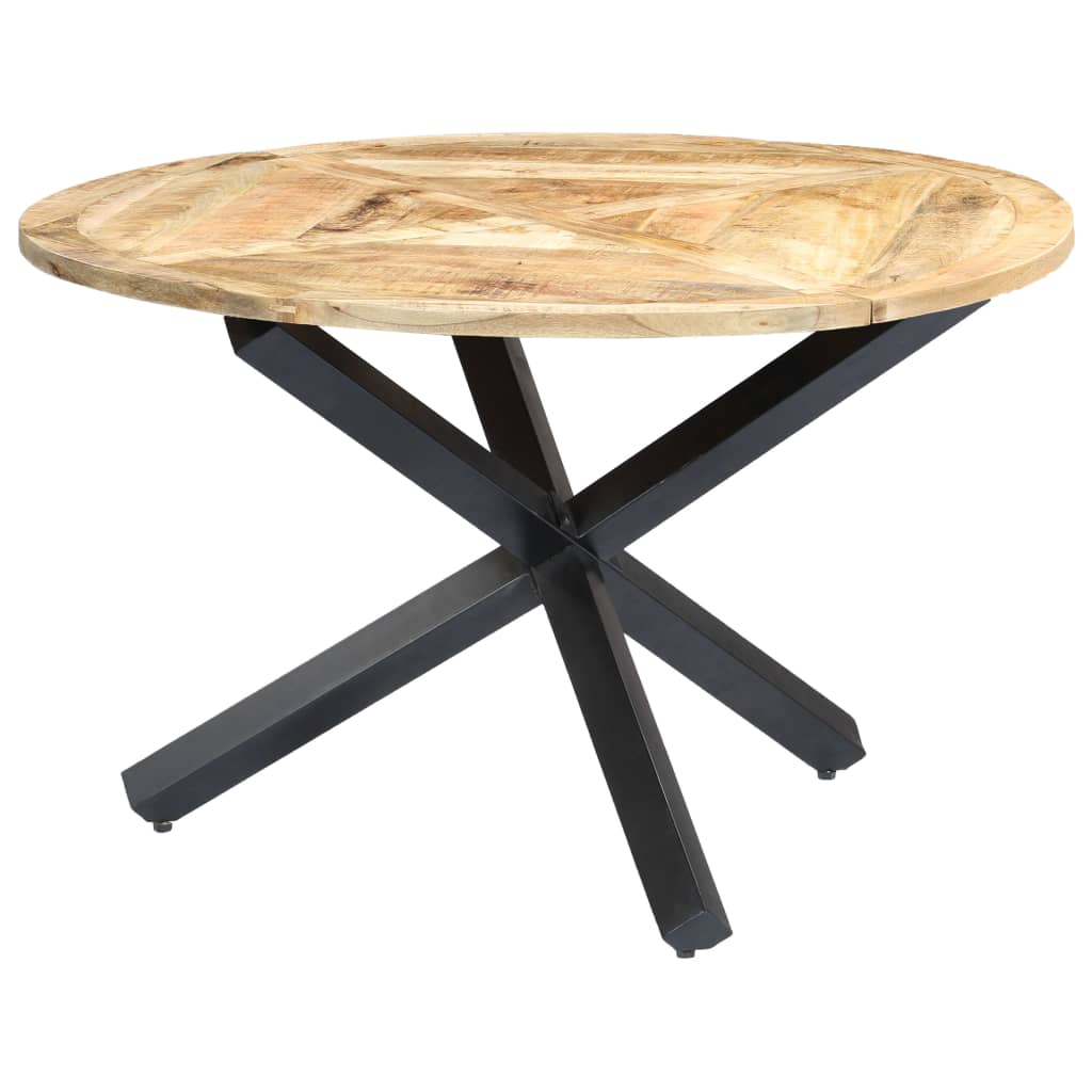 Dining Table Ø Solid Rough Wood Mango