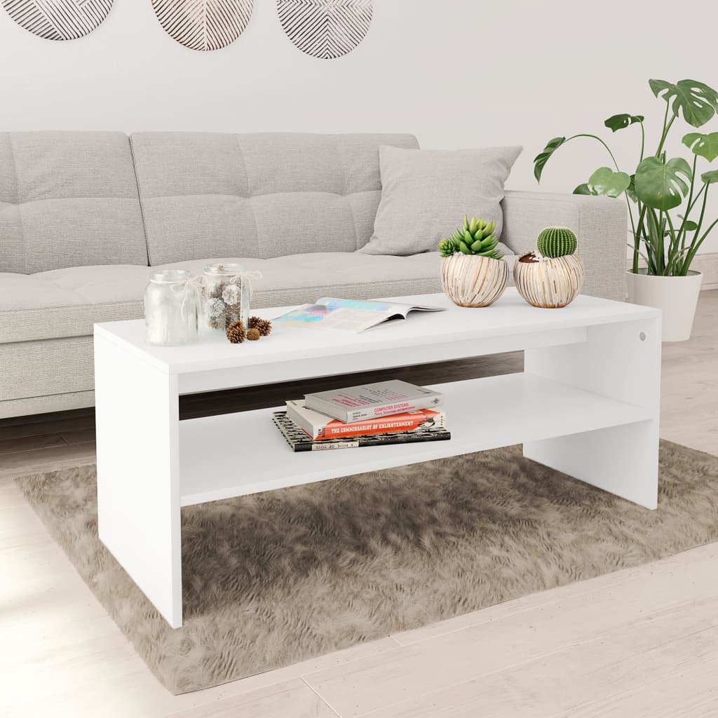 Coffee Table 39.4&quot;X15.7&quot;X15.7&quot; Engineered Wood