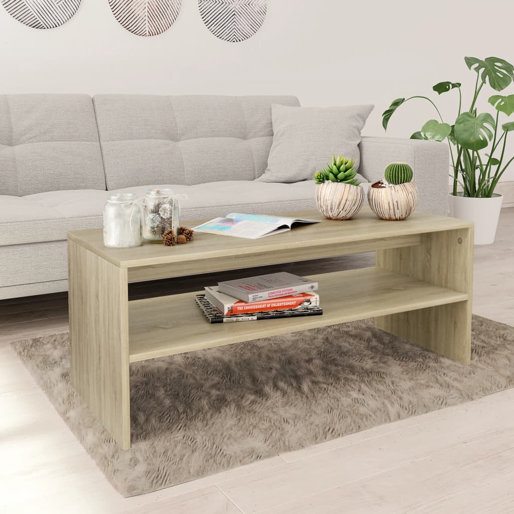 Coffee Table 39.4&quot;X15.7&quot;X15.7&quot; Engineered Wood