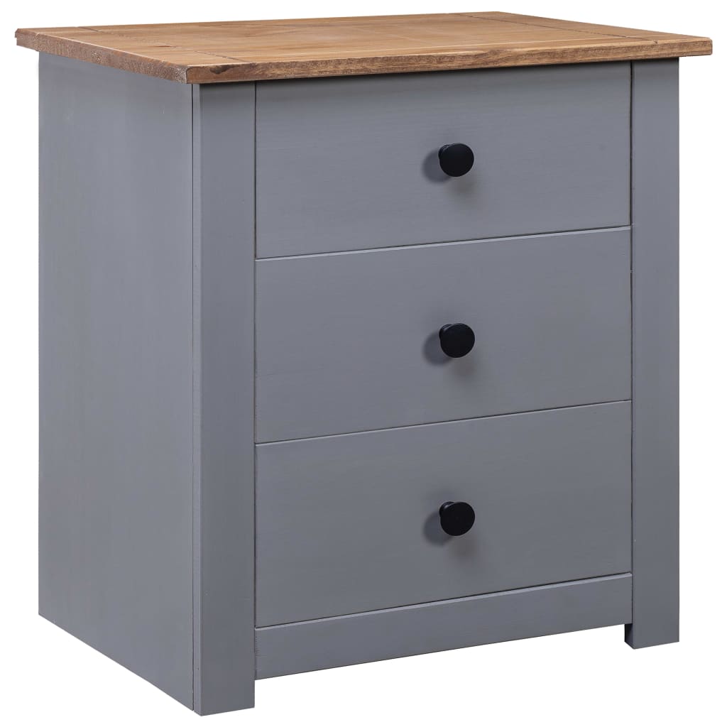 Bedside Cabinet 18.1&quot;X15.7&quot;X22.4&quot; Pinewood Panama Range