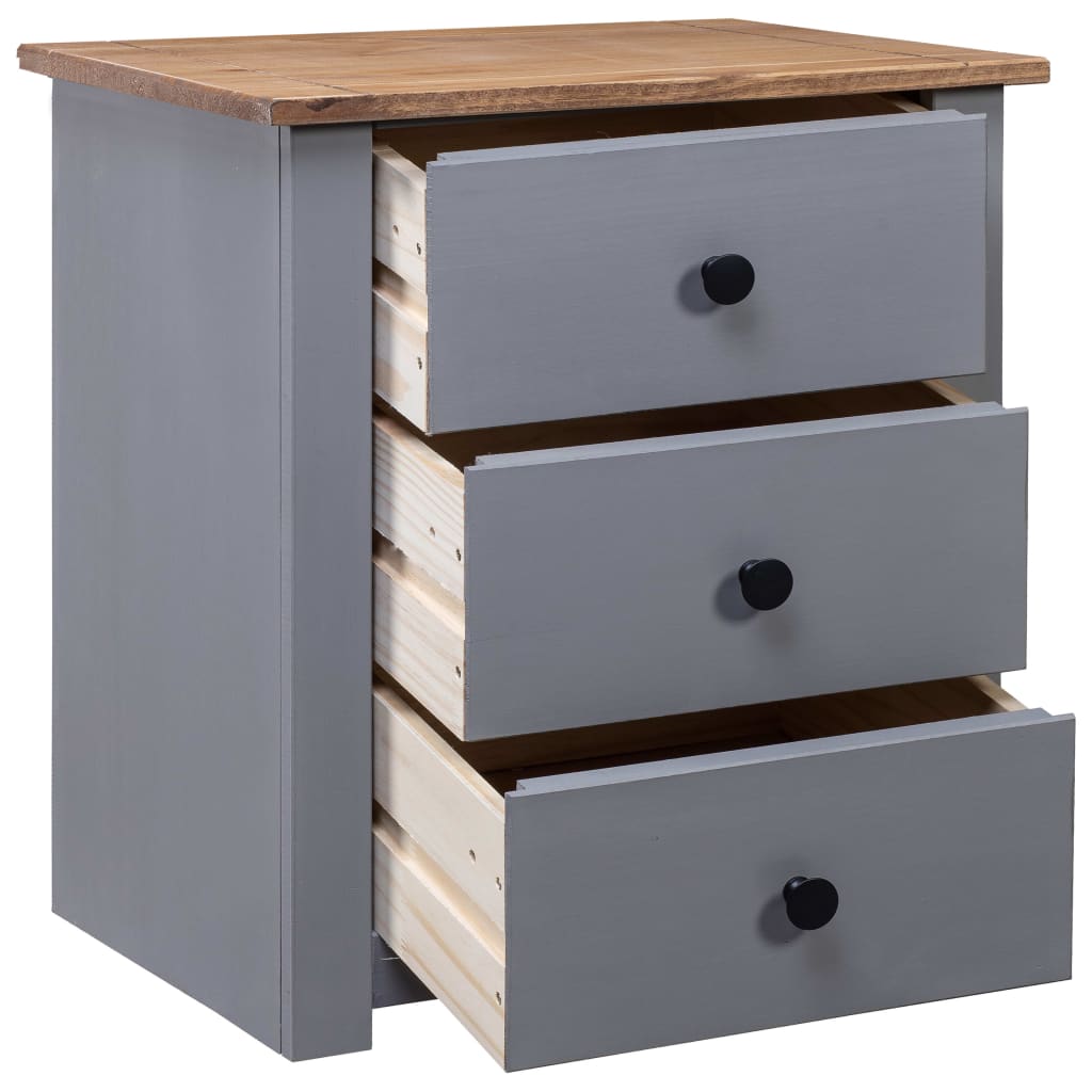 Bedside Cabinet 18.1&quot;X15.7&quot;X22.4&quot; Pinewood Panama Range