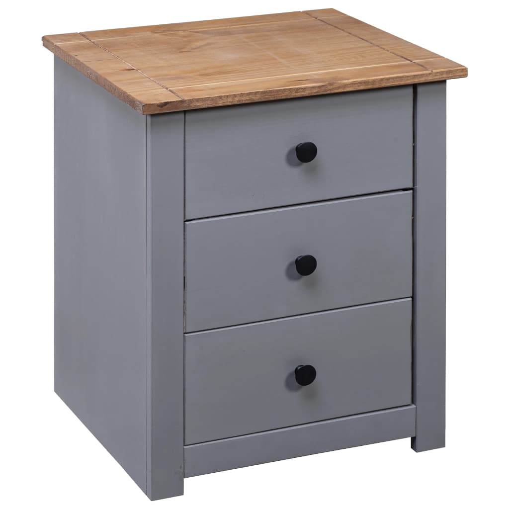 Bedside Cabinet 18.1&quot;X15.7&quot;X22.4&quot; Pinewood Panama Range