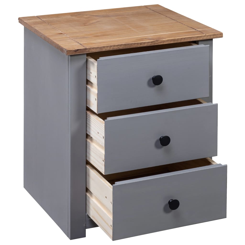 Bedside Cabinet 18.1&quot;X15.7&quot;X22.4&quot; Pinewood Panama Range