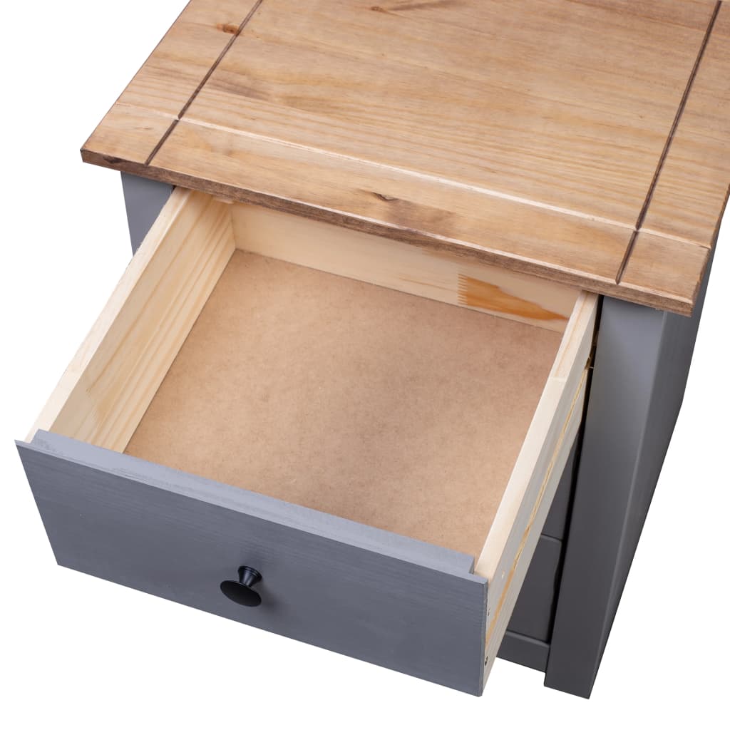 Bedside Cabinet 18.1&quot;X15.7&quot;X22.4&quot; Pinewood Panama Range