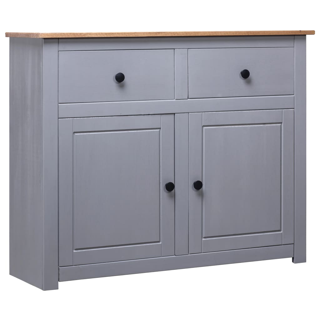 Sideboard 36.6&quot;X15.7&quot;X31.5&quot; Solid Pinewood Panama Range