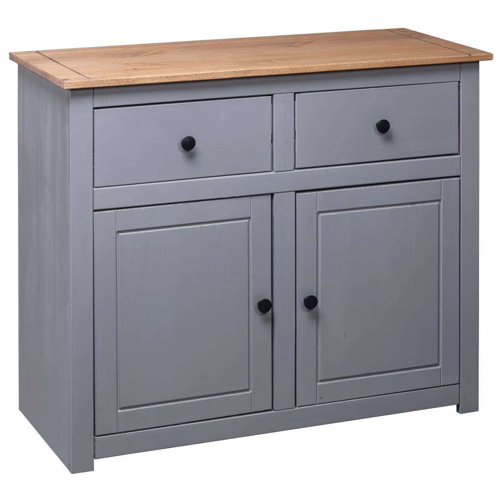 Sideboard 36.6&quot;X15.7&quot;X31.5&quot; Solid Pinewood Panama Range