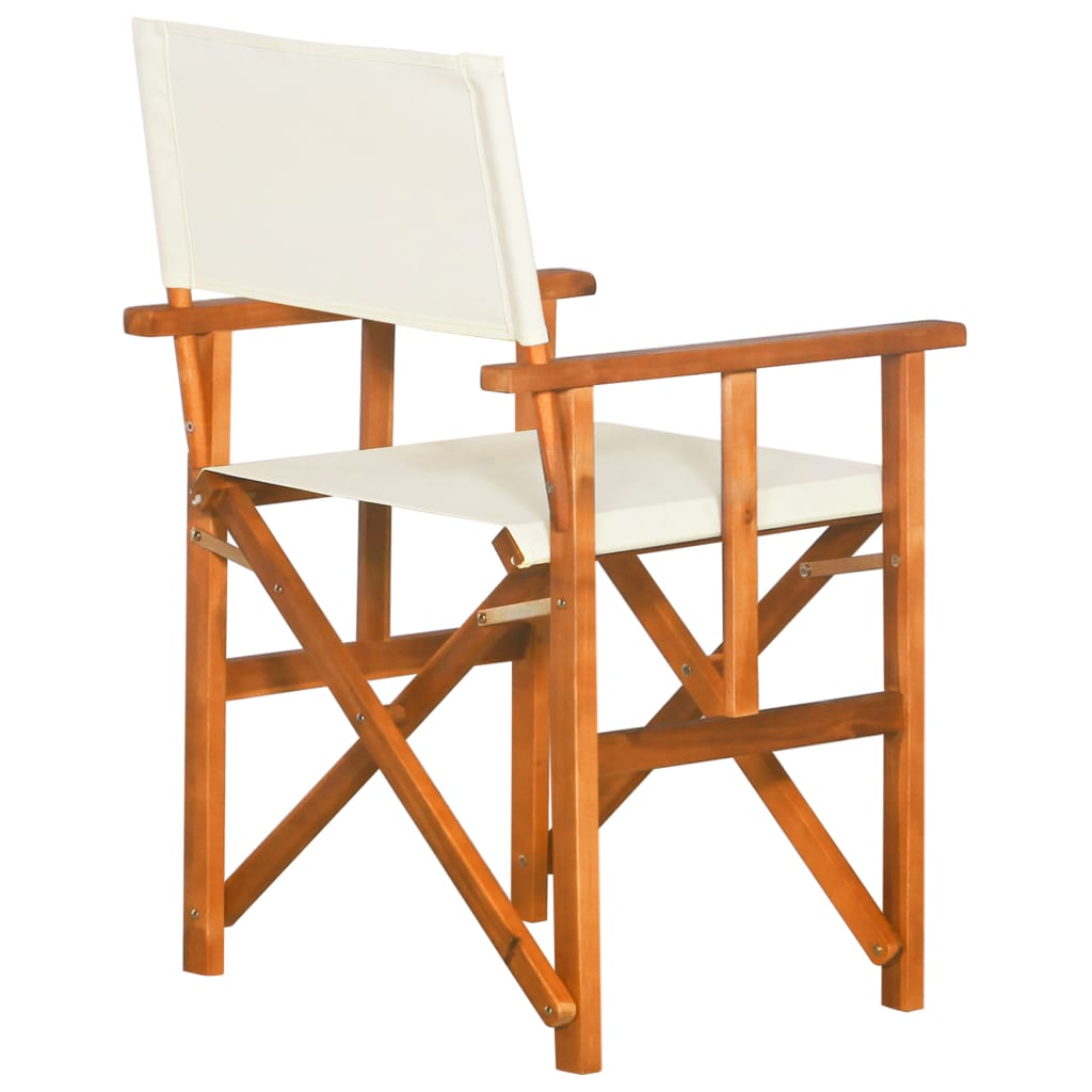 Director's Chairs 2 Pcs Solid Acacia Wood