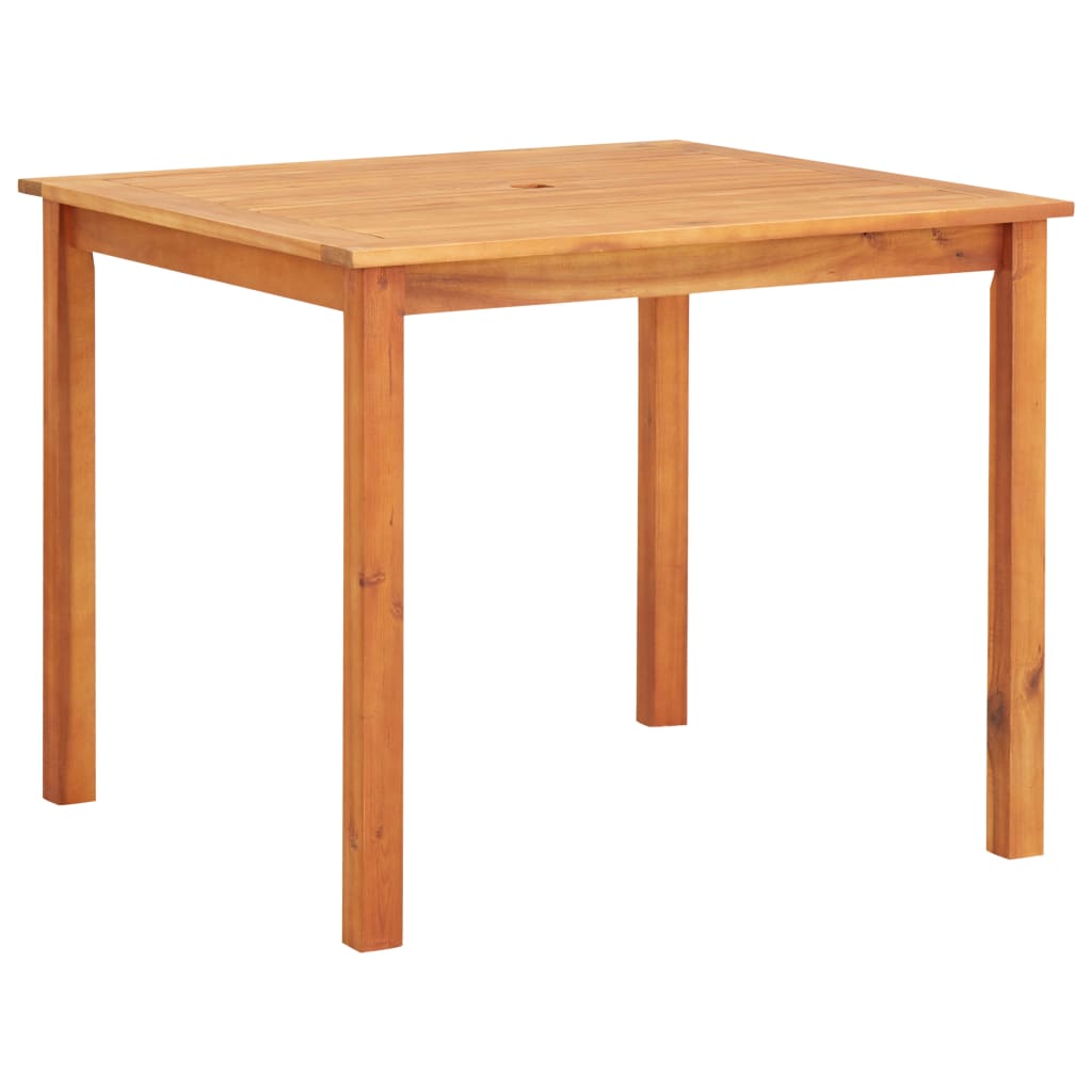 Patio Table 59&quot;X35.4&quot;X29.1&quot; Solid Acacia Wood