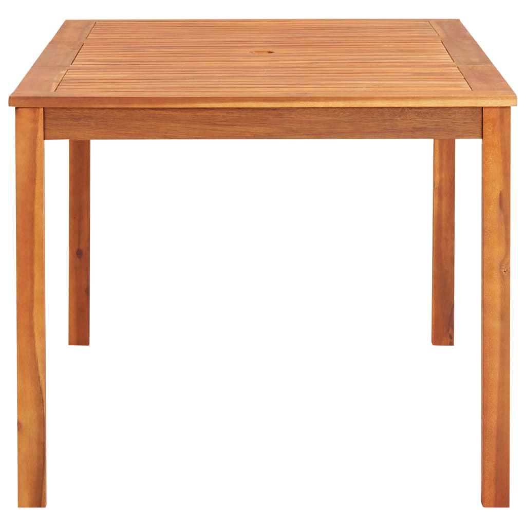 Patio Table 59&quot;X35.4&quot;X29.1&quot; Solid Acacia Wood