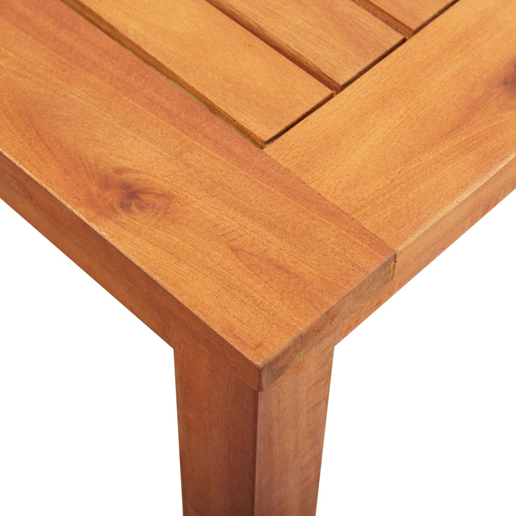 Patio Table 59&quot;X35.4&quot;X29.1&quot; Solid Acacia Wood