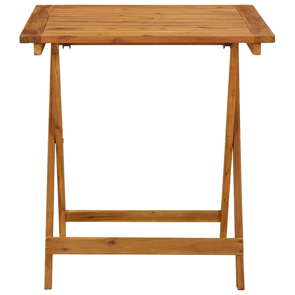 Folding Patio Table Solid Acacia Wood