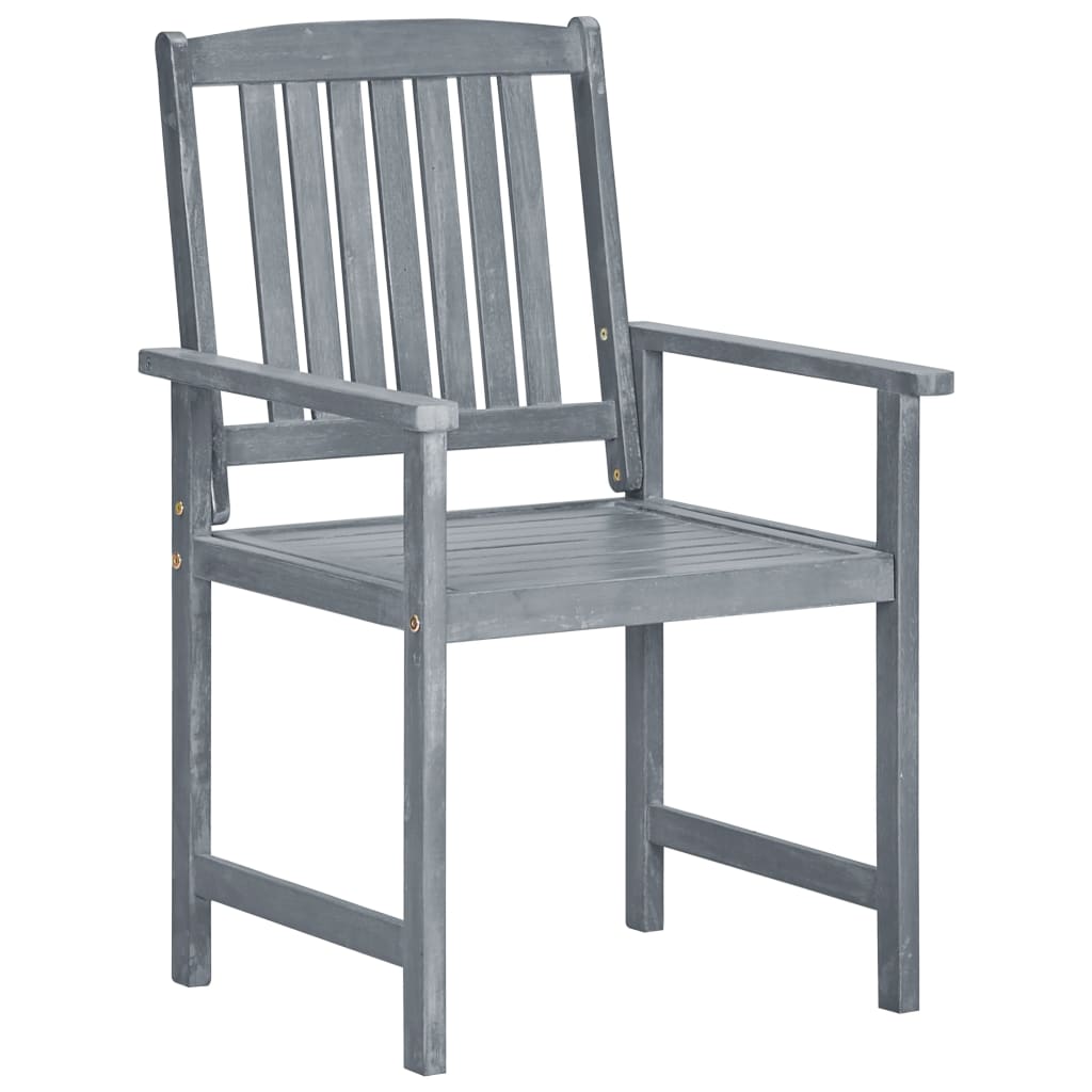 Patio Chairs 2 Pcs Solid Acacia Wood