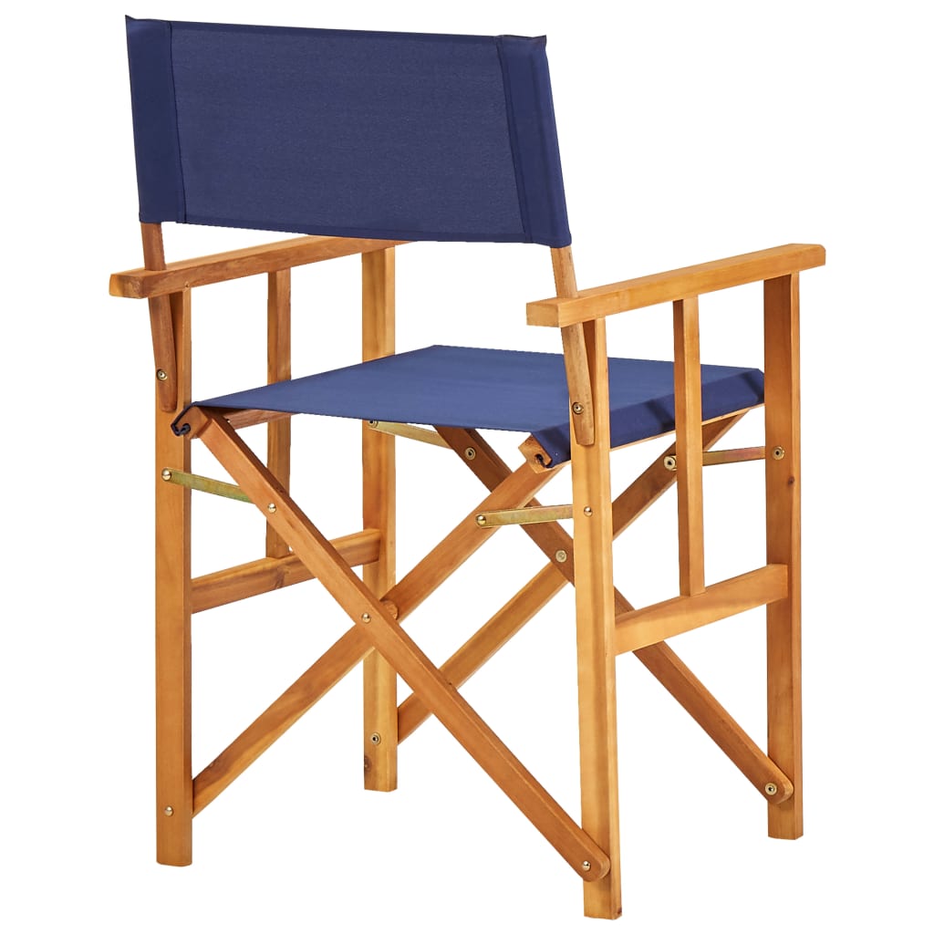 Director's Chairs 2 Pcs Solid Acacia Wood