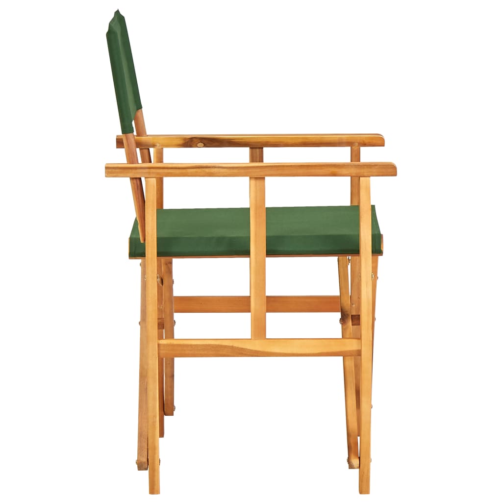 Director's Chairs 2 Pcs Solid Acacia Wood