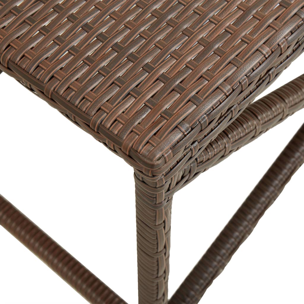 Patio Bench Poly Rattan