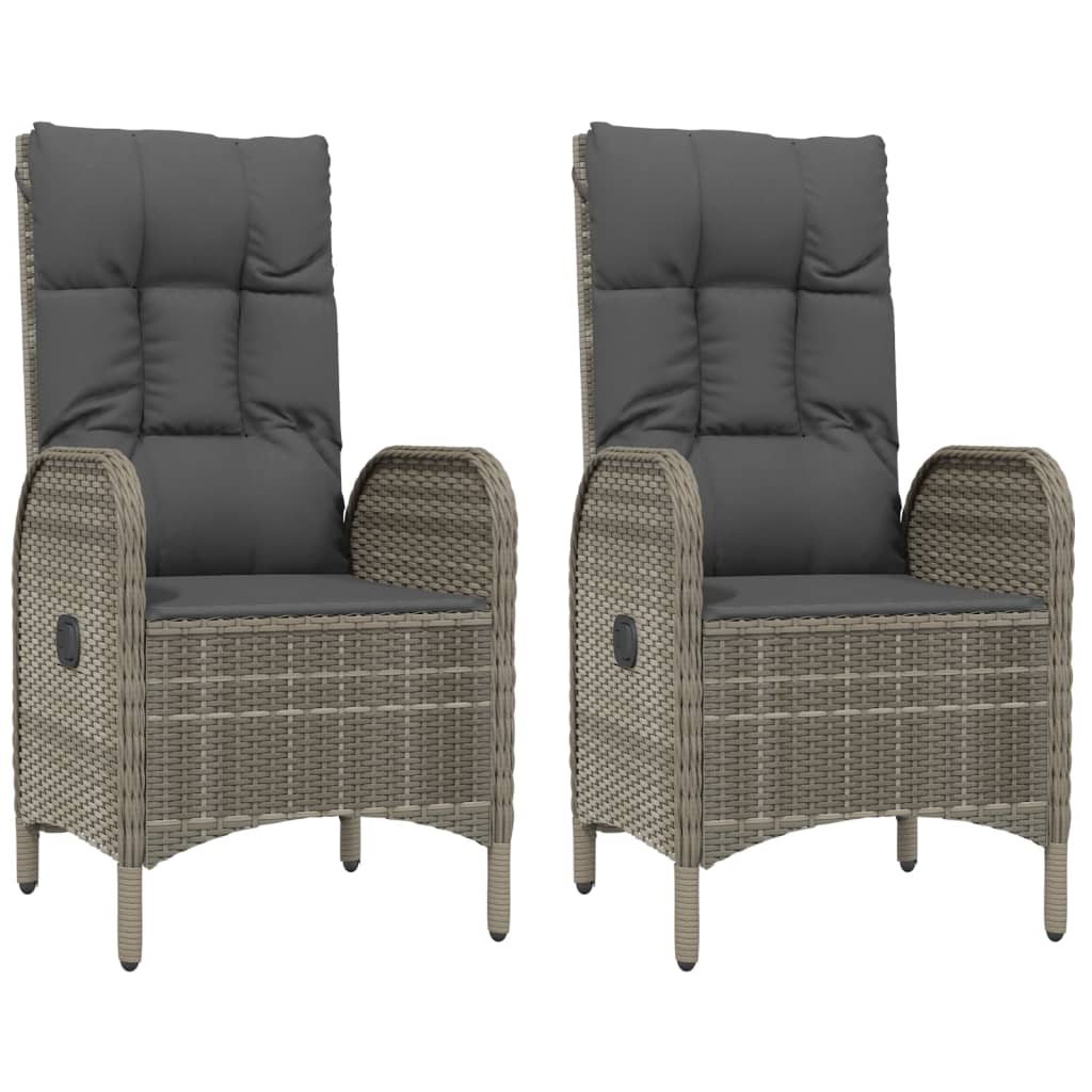 Patio Chairs 2 Pcs Poly Rattan