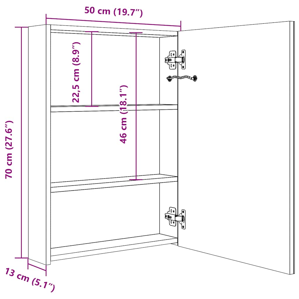 Led Bathroom Mirror Cabinet