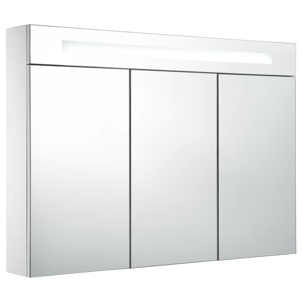 Led Bathroom Mirror Cabinet 34.6&quot;X5.1&quot;X24.4&quot;