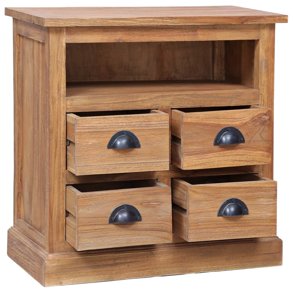 Side Cabinet 23.6&quot;X11.8&quot;X23.6&quot; Solid Teak