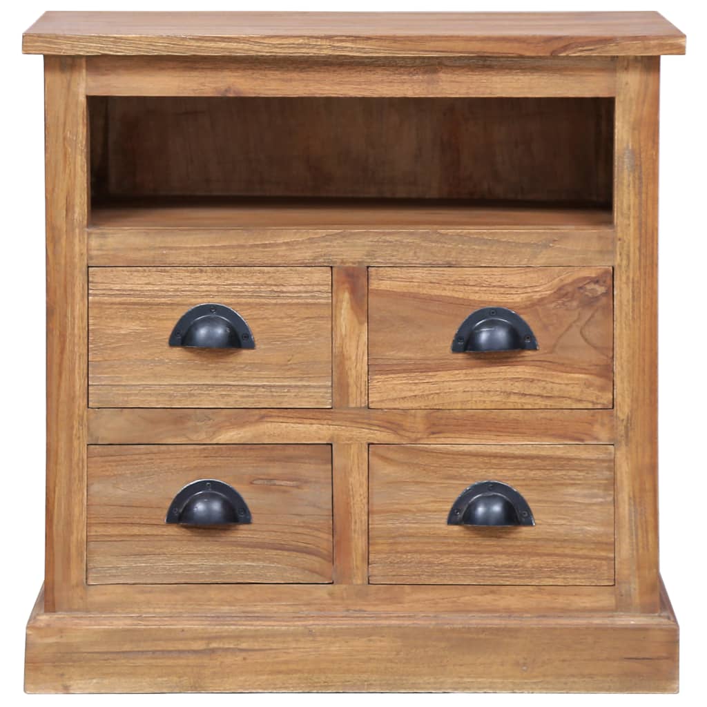 Side Cabinet 23.6&quot;X11.8&quot;X23.6&quot; Solid Teak