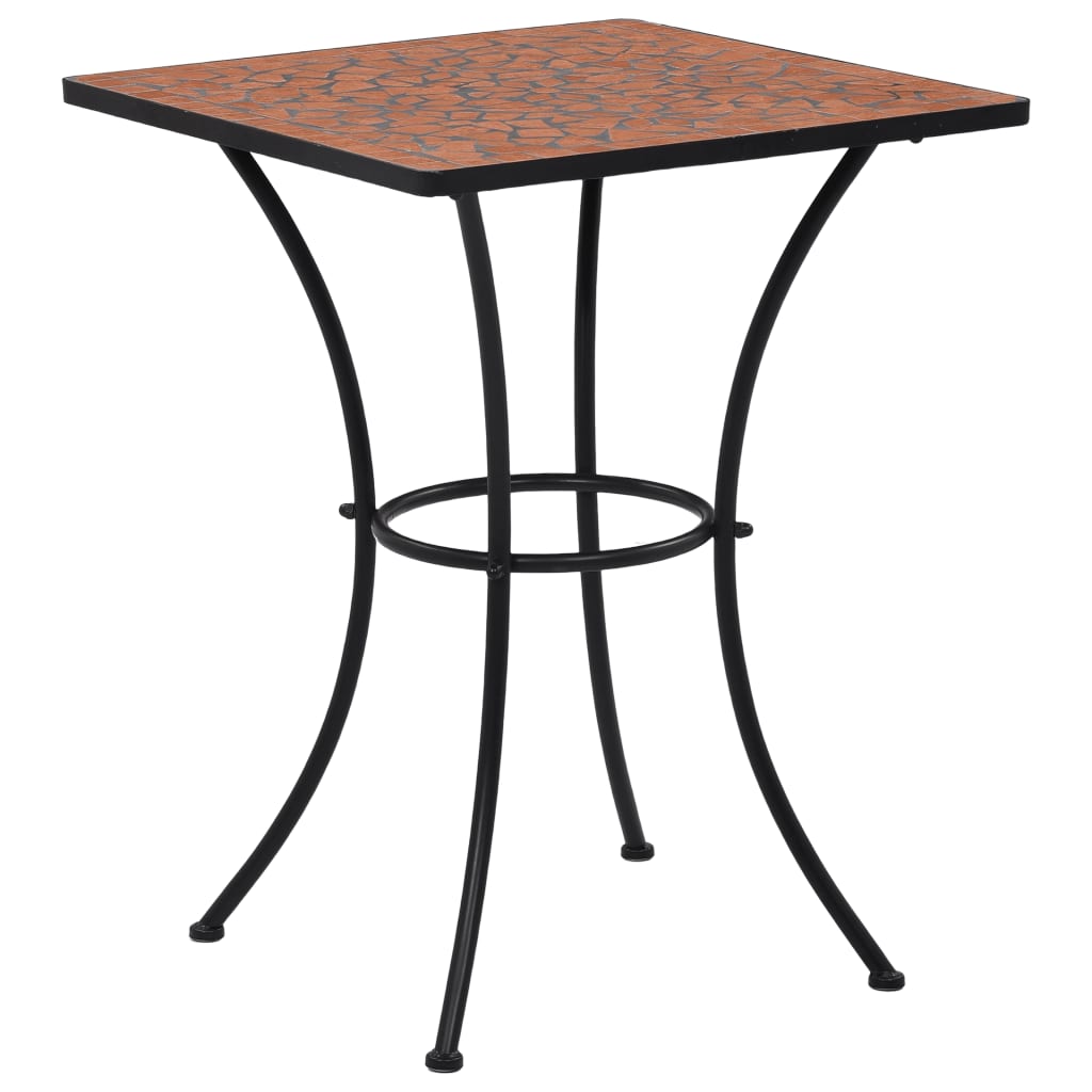 Mosaic Bistro Table 23.6&quot; Ceramic