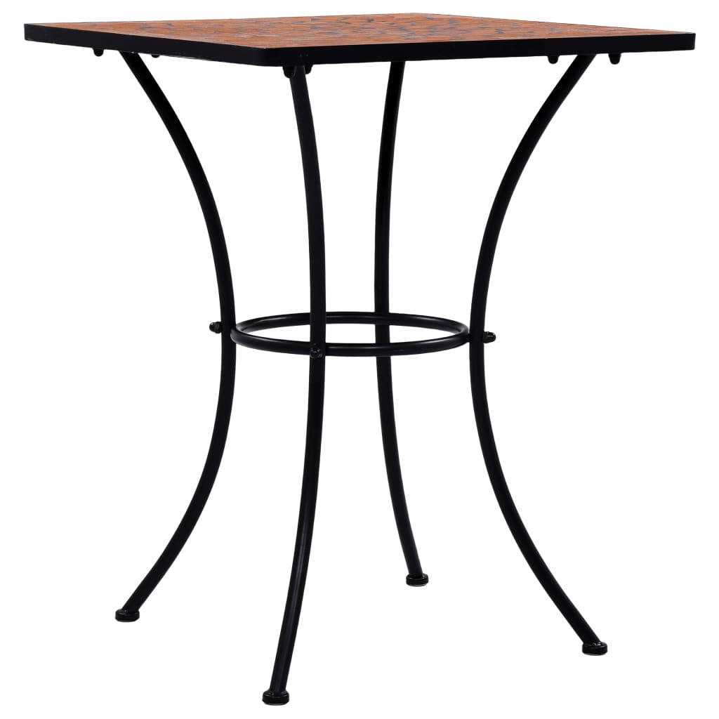 Mosaic Bistro Table 23.6&quot; Ceramic