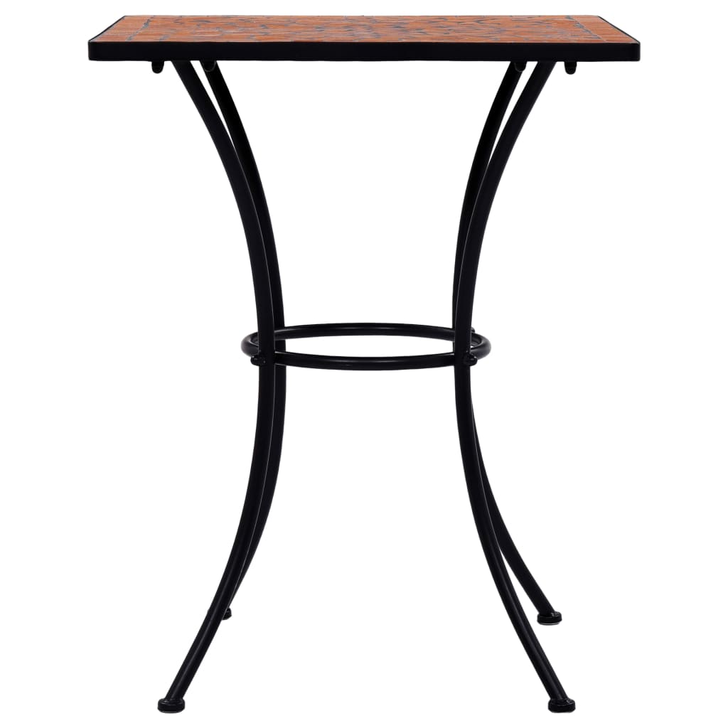 Mosaic Bistro Table 23.6&quot; Ceramic