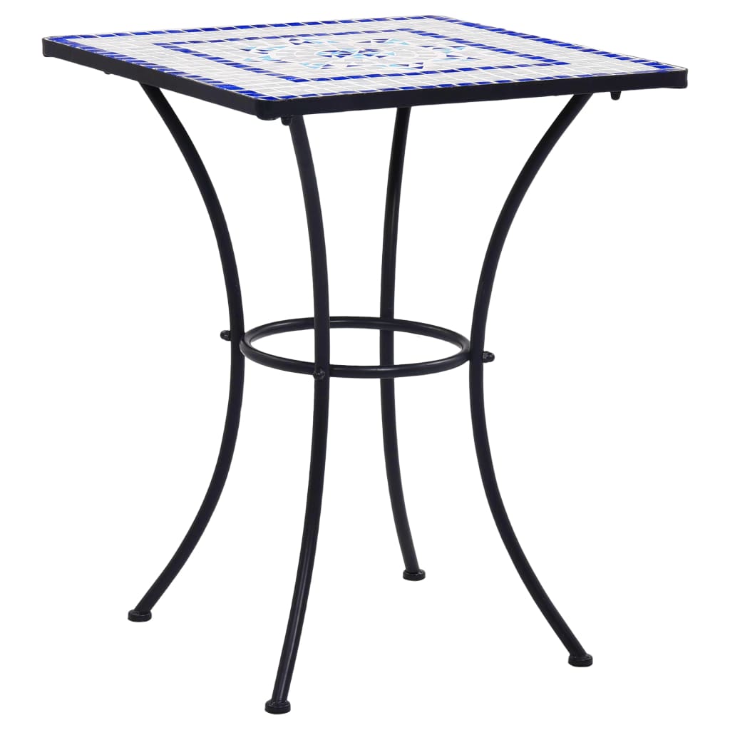 Mosaic Bistro Table 23.6&quot; Ceramic