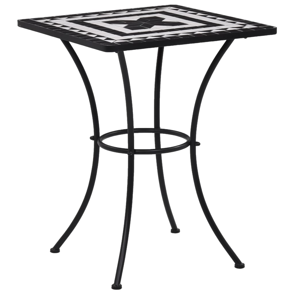 Mosaic Bistro Table 23.6&quot; Ceramic