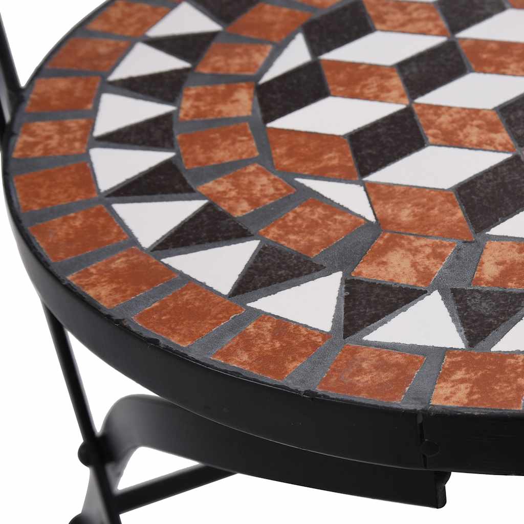 Mosaic Bistro Chairs 2 Pcs Ceramic