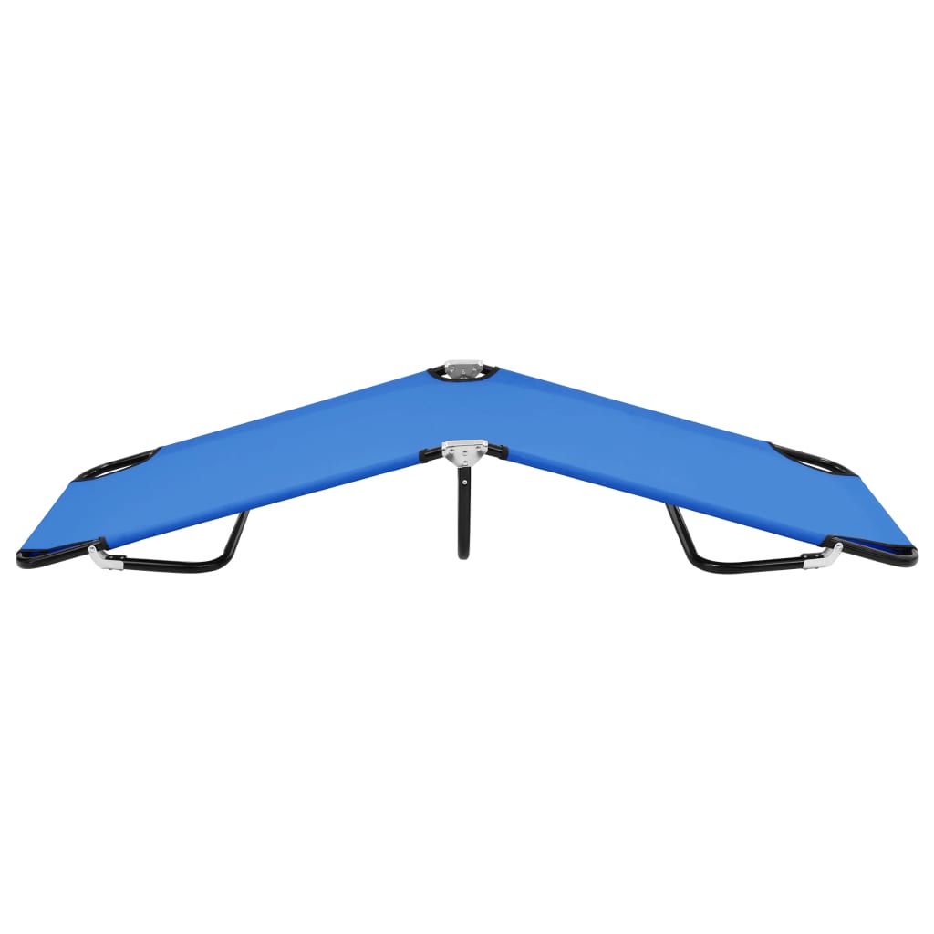 Folding Sun Lounger Steel